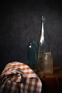 Stillleben Flaschen von Mariette Kranenburg