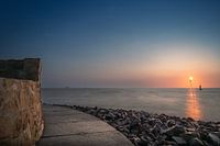 Noordzee bij zonsopgang
