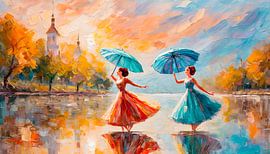 Dansen in het landschap