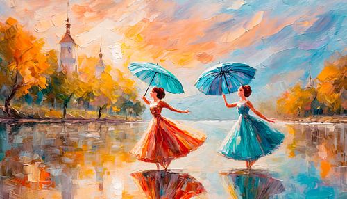 Dansen in het landschap