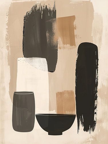 Peinture minimaliste scandinave