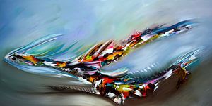 Abstract Speed van Gena Theheartofart