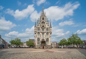 Hôtel de ville de Gouda au marché