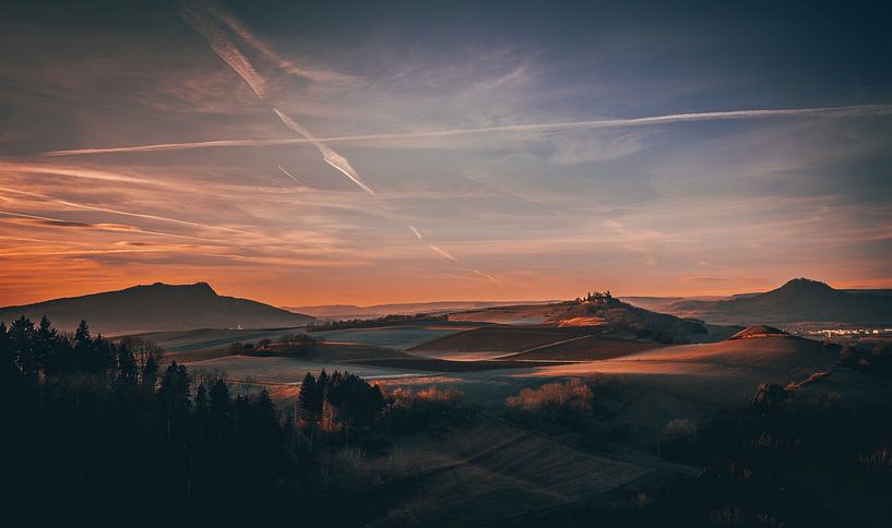 Hegau zonsopgang van Stefan Matthis