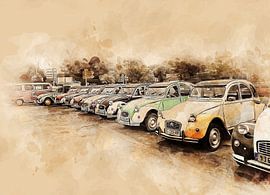 Oldtimer Eend van Peter Roder