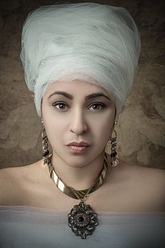 Nefertiti the beautiful Queen van Manon Moller Fotografie