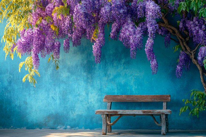 Wisteria Bank by Poster Art Shop
