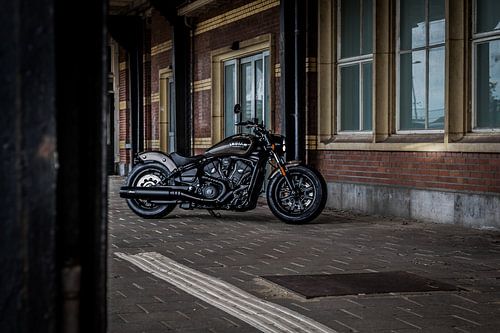 Indian Motorcycle Bobber van Westland Op Wielen