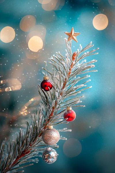 Kerst glamour van Poster Art Shop