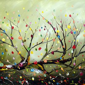 Blossom Grün von Gena Theheartofart