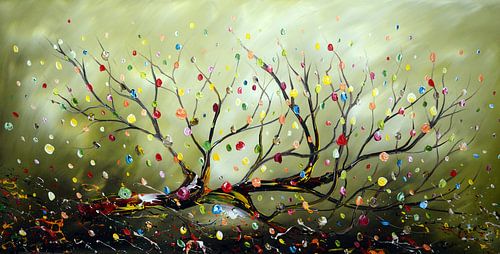 Blossom Grün von Gena Theheartofart