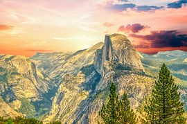 This Is Half Dome - Sunset Sky by Joseph S Giacalone Photography