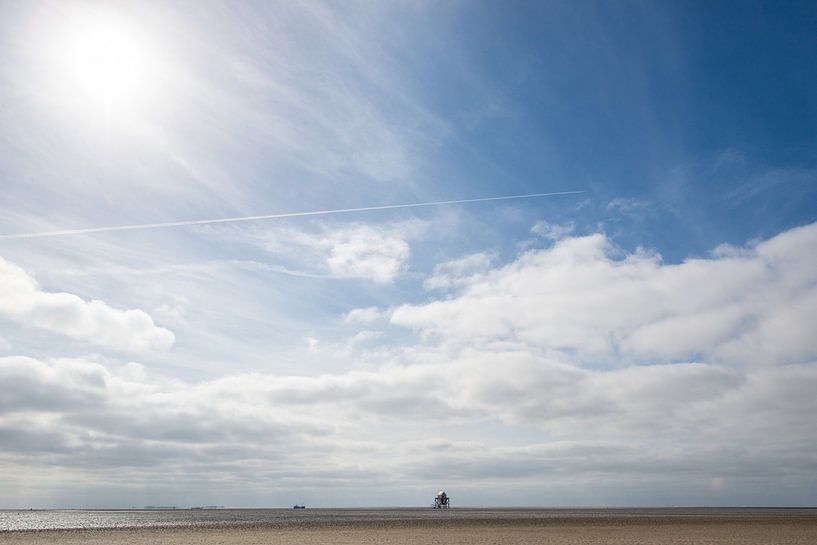 Forschungsstation am Wattenmeer von Brian Morgan