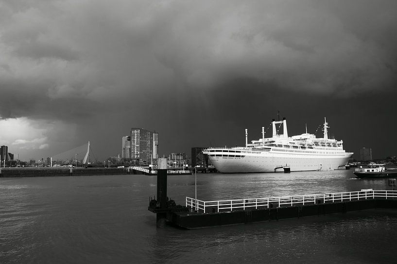 ss Rotterdam in zwart-wit von Rdam Foto Rotterdam