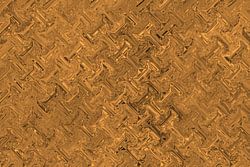 Golden metallic abstraction. Modern abstract art