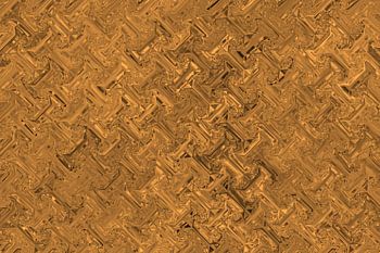 Golden metallic abstraction. Modern abstract art