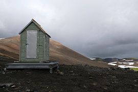 Hrafntinnusker, during the Laugavegur Route in Iceland by Geerke Burgers