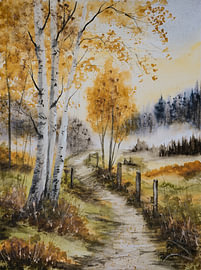 Aquarell Nr. 364 von Tania Perneel