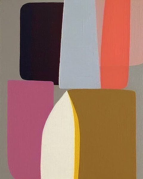 Colourful abstract and modern shapes by Studio Allee