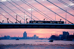 zonsondergang in Rotterdam von Rick Keus