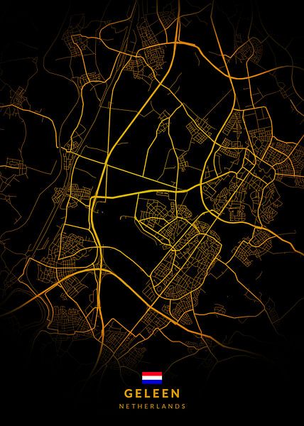 Geleen City Map by Kenda Maruyama