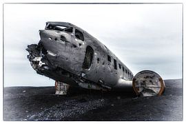 The Aircraft Wreck at Sólheimasandur: Weathered Beauty in a Desolate Landscape by Gerry van Roosmalen