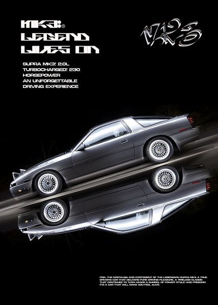 Supra MK3 Poster von Ali Firdaus
