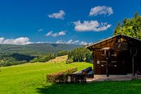 Prachtig landschap bij de Rennsteig/Thüringerwoud