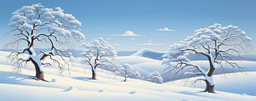 Ansicht Winter von Blikvanger Schilderijen