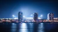 Feijenoord Stadion ‘de Kuip’ Kleur Panorama 16:9 van Niels Dam thumbnail