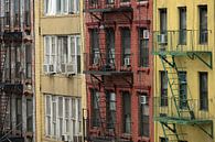 Brandtrappen in Chinatown in New York van Merijn van der Vliet thumbnail