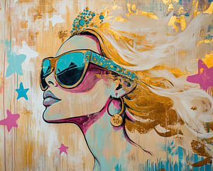 Frau mit Sonnenbrille