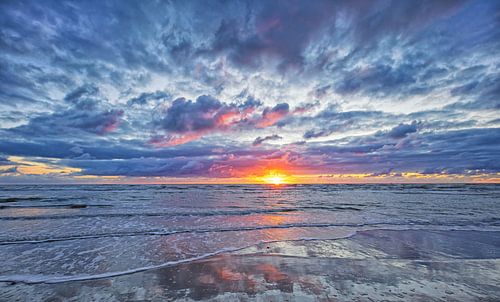 Sunset on Texel.