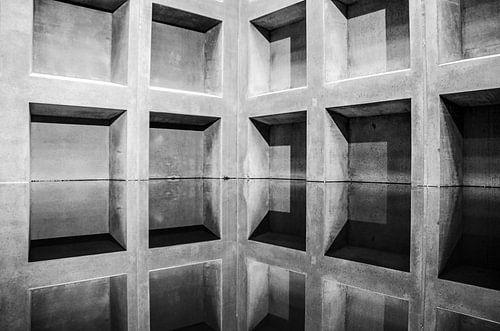 Concrete reflected in oil by Rüdiger Rohmann