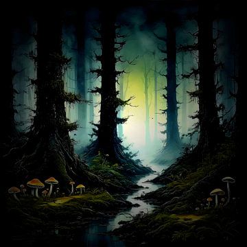 Mystical forest by S.AND.S