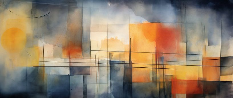 Simple Beautiful Abstract 12987 by Abstract Painting