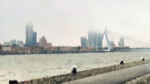 Matin brumeux sur la Meuse (Rotterdam)