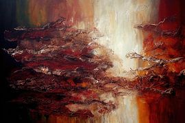 Abstract in earth colours by Bert Nijholt