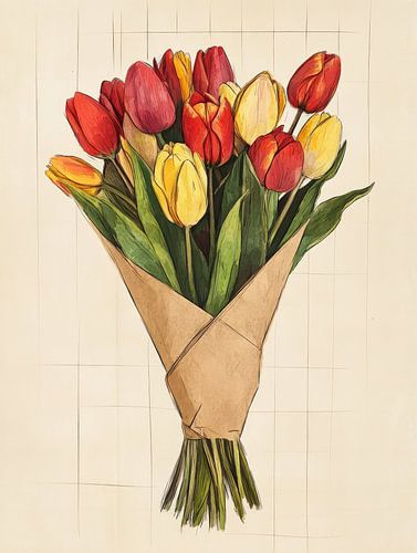Bos tulpen