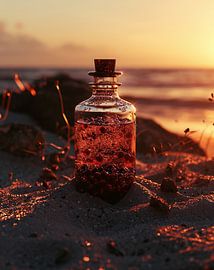 Dekoration am Strand