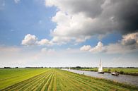 Doorvaart nabij Hommerts (Friesland) van Tjitte Jan Hogeterp thumbnail