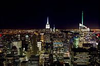 Manhattan by night van Sjoerd Tullenaar thumbnail