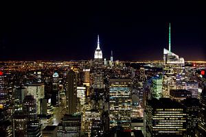 Manhattan by night by Sjoerd Tullenaar