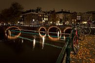 Geparkeerde fiets in Amsterdam par Wim Slootweg Aperçu