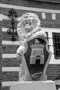 Alkmaar Nordholland Schwarz und Weiß