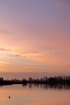 Weerspiegeling zonsopkomst van Lydia