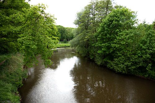 Uitzicht op de Hase en de rivieroever