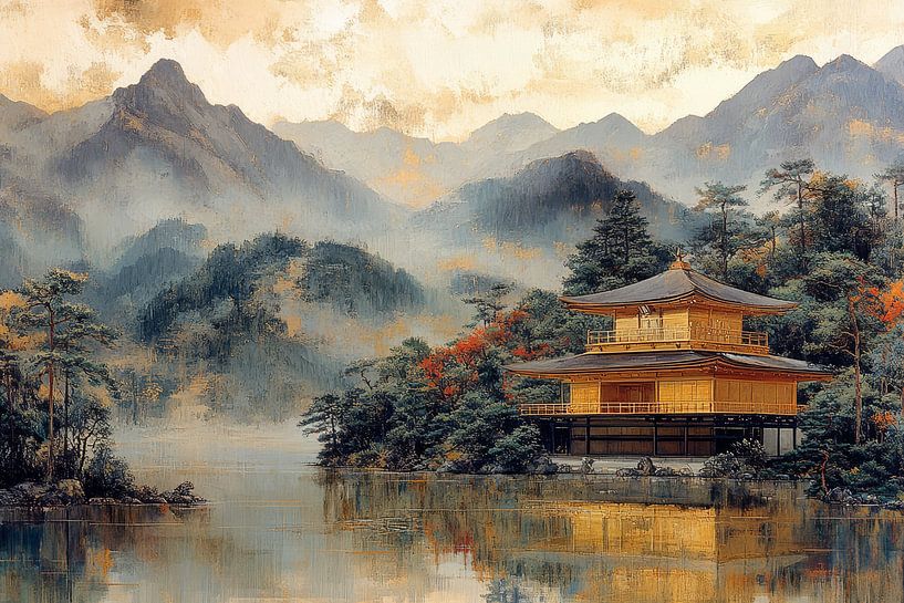 Japanese house by the water by Egon Zitter