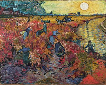 The Red Vineyard at Arles (Montmajor), Vincent van Gogh