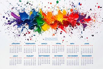 English Calendar 2025 by Harry Hadders